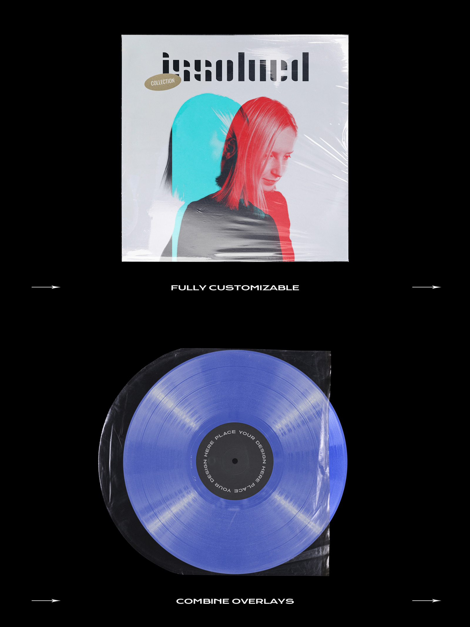 Vinyl Record Mockup Bundle Vinyl Record Mockup Bundle