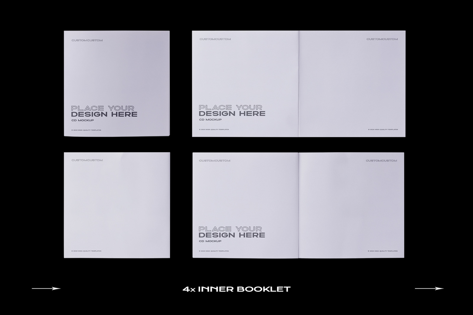 CD Case Mockup Template Bundle Disc CD Case Mockup Template Bundle Disc