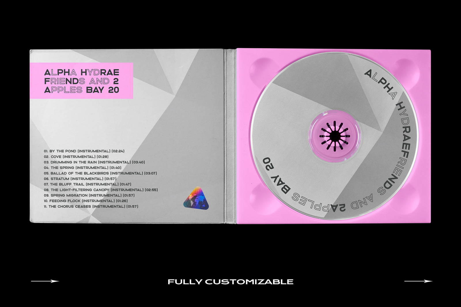 CD Case Mockup Template Bundle Disc