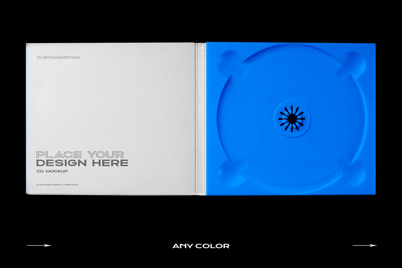 CD Case Mockup Template Bundle Disc