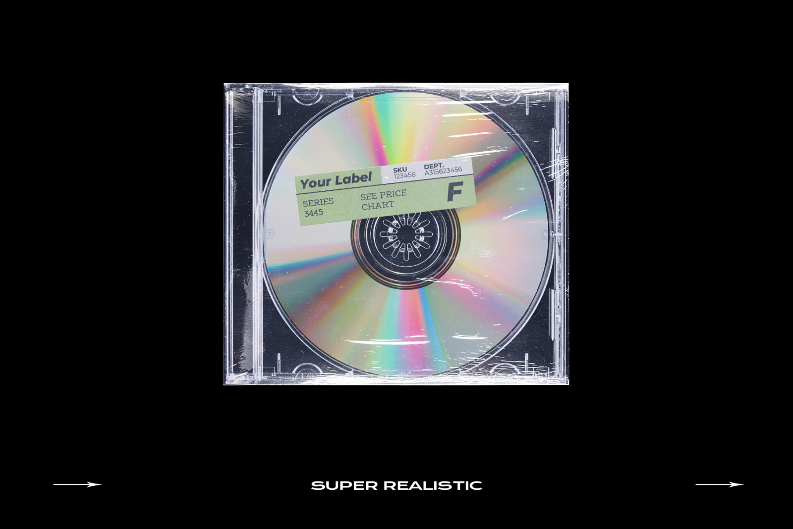 CD Case Mockup Template Bundle Disc CD Case Mockup Template Bundle Disc