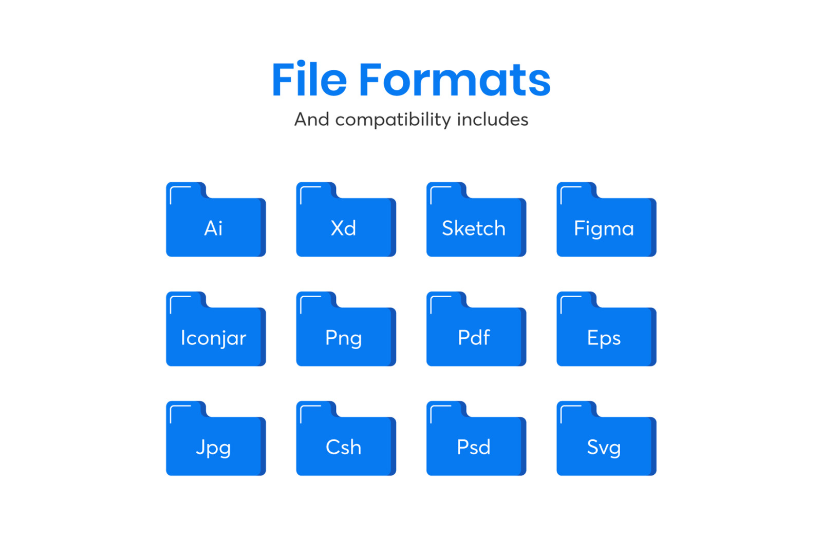 1200+ Flat Outline Icons 1200+ Flat Outline Icons