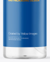 Clear Cosmetic Bottle with Pump Mockup
