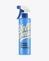 Glossy Spray Bottle Mockup