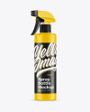 Matte Spray Bottle Mockup