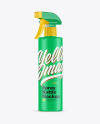 Matte Spray Bottle Mockup