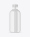 Glossy Plastic Bottle Mockup