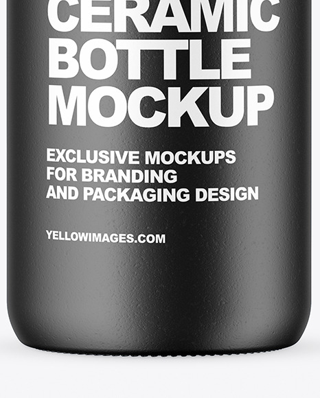 Ceramic Bottle Mockup