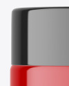 Glossy Cosmetic Jar Mockup