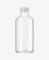 Clear Glass Bottle Mockup