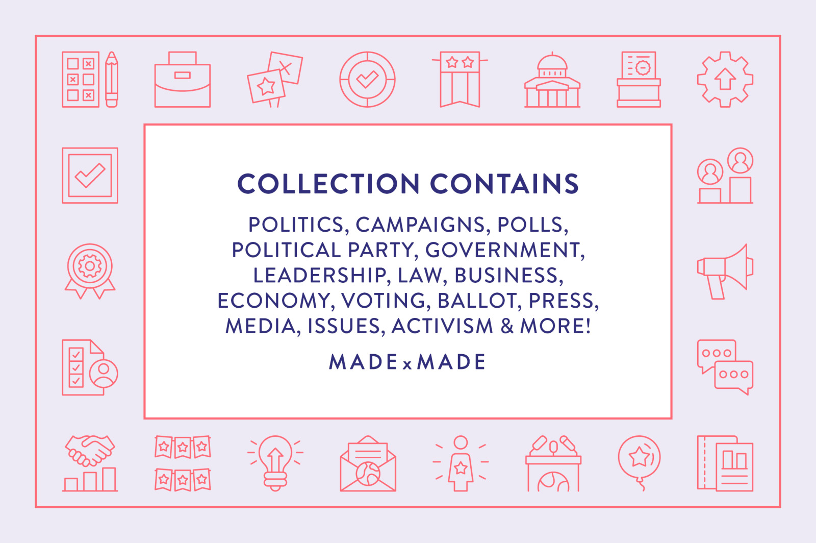 Line Icons – Politics