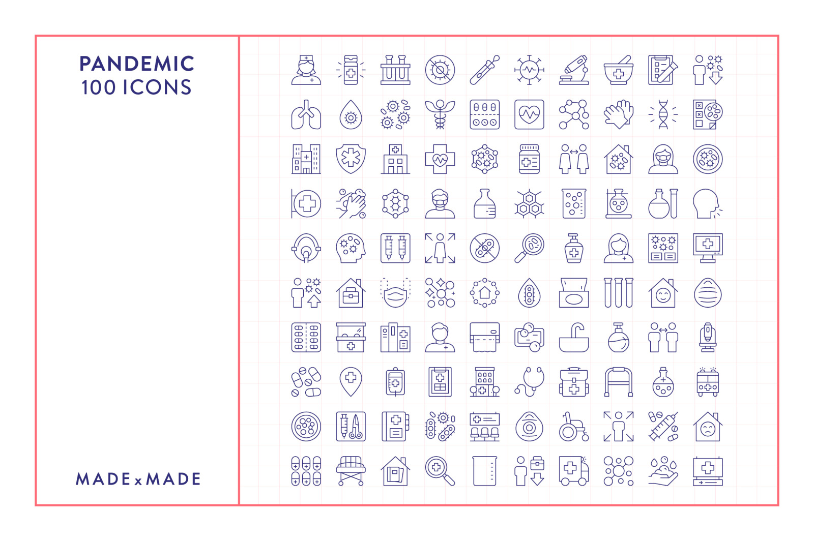 Line Icons – Pandemic