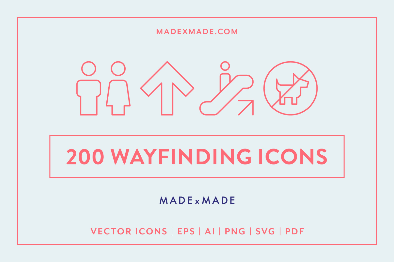 Line Icons – Wayfinding