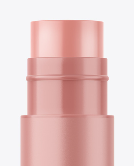 Glossy Lip Balm Tube Mockup