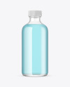 Clear Glass Bottle Mockup