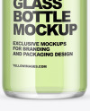 Clear Glass Bottle Mockup