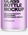 Frosted Glass Bottle Mockup