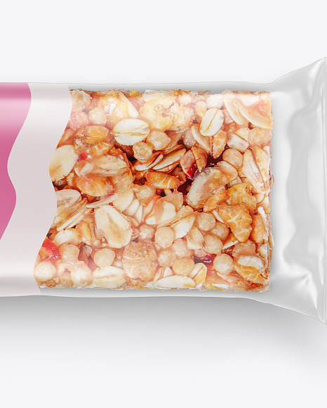 Muesli Snack Bar Mockup