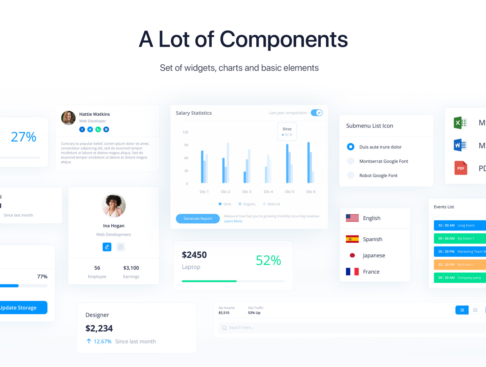 MoveUp - HR Management Admin Template