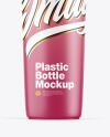 Matte Plastic Bottle Mockup