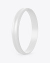 Glossy Silicone Wristband Mockup