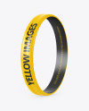 Glossy Silicone Wristband Mockup