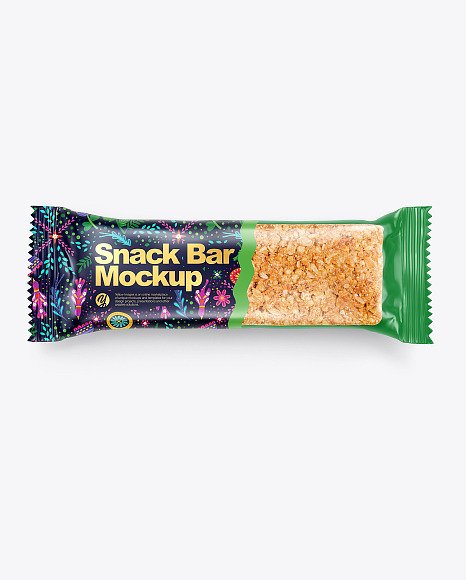 Muesli Snack Bar Mockup