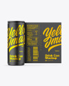 Matte Can Mockup