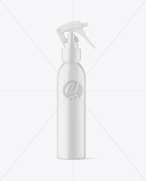 Matte Spray Bottle Mockup