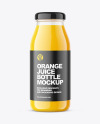 Orange Juice Bottle Mockup