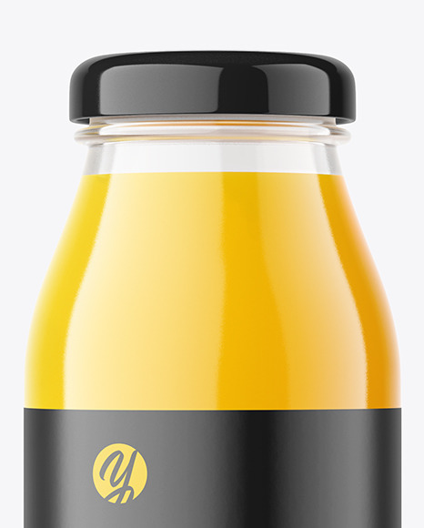 Orange Juice Bottle Mockup