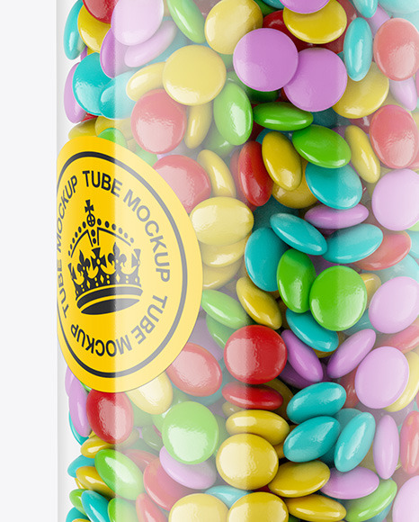 Transparent Candy Tube Mockup Transparent Candy Tube Mockup
