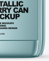 Metallic Jerrycan Mockup