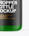 Glossy Plastic Dropper Bottle Mockup