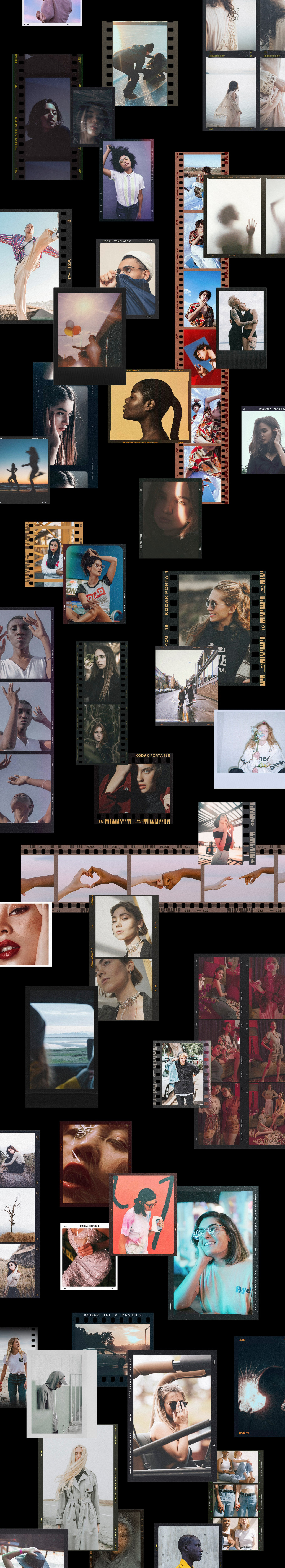 Film Frame Mockup Template Bundle Film Frame Mockup Template Bundle
