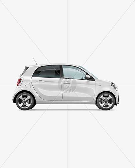 Hatchback Mockup - Side View