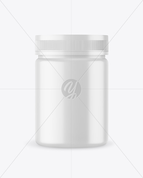 Matte Pills Bottle Mockup