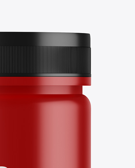 Matte Pills Bottle Mockup