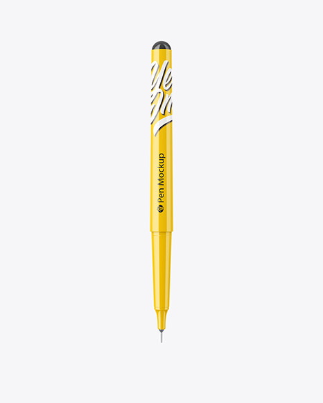 Glossy Pen Mockup