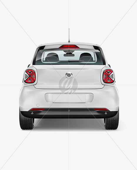 Hatchback Mockup - Back View