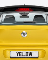 Hatchback Mockup - Back View