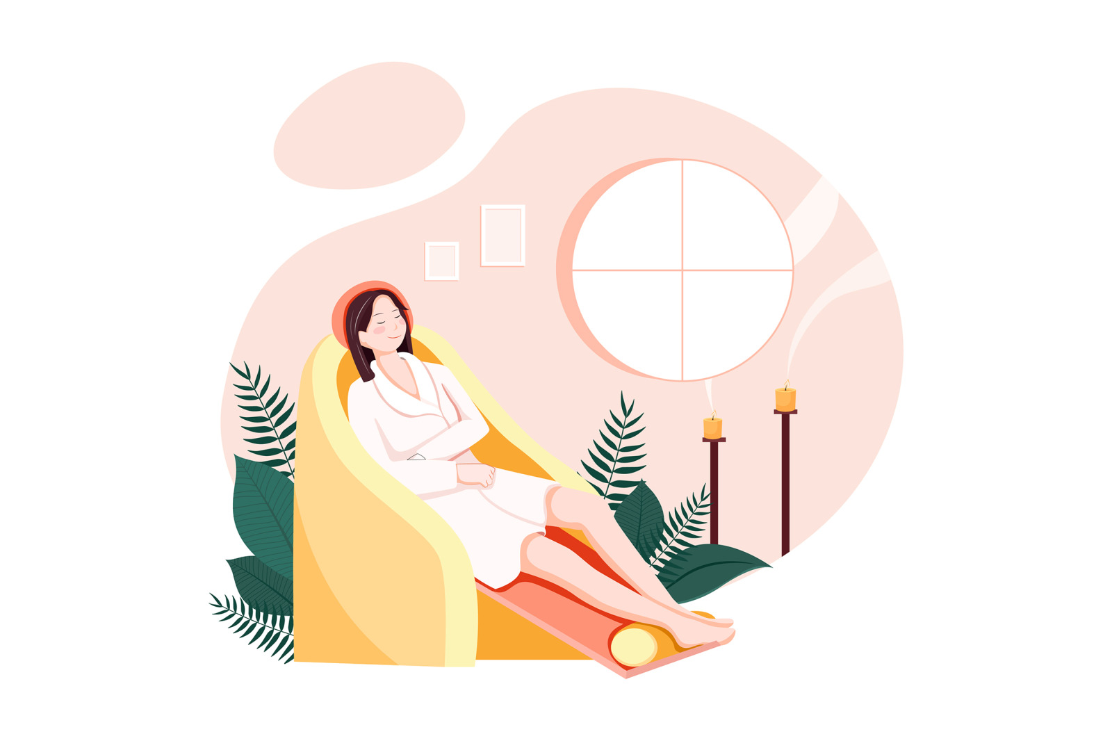 M141_Massage Service Illustrations M141_Massage Service Illustrations