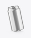 Glossy Metallic Drink Can Mockup