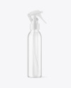 Clear Spray Bottle Mockup