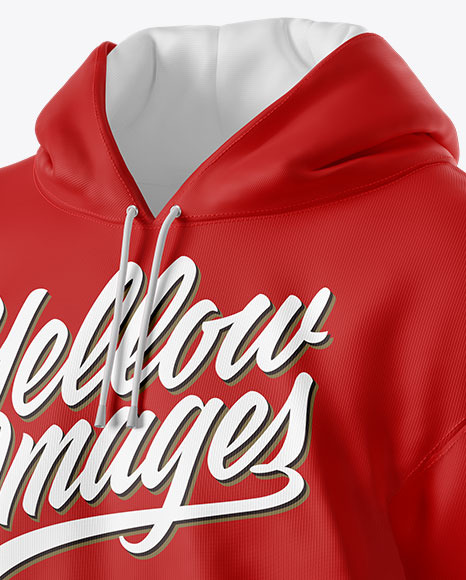 Hoodie Mockup - Half Side View