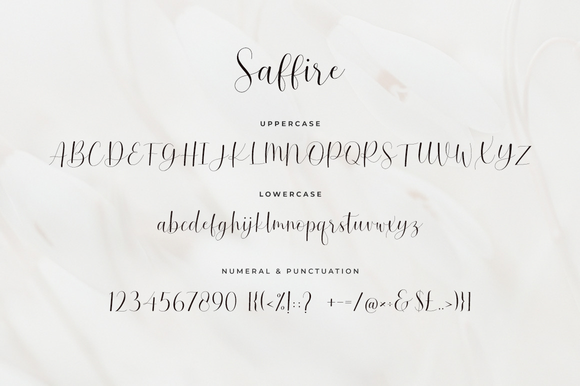 Saffire Lovely Script Saffire Lovely Script