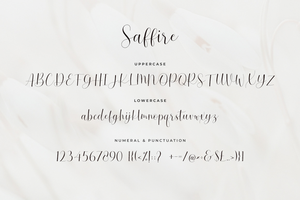 Saffire Lovely Script