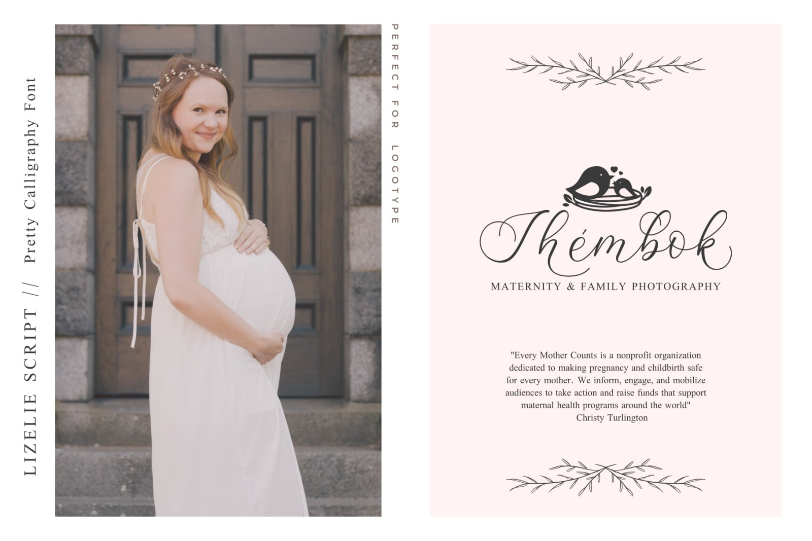 Lizelie Calligraphy font Lizelie Calligraphy font