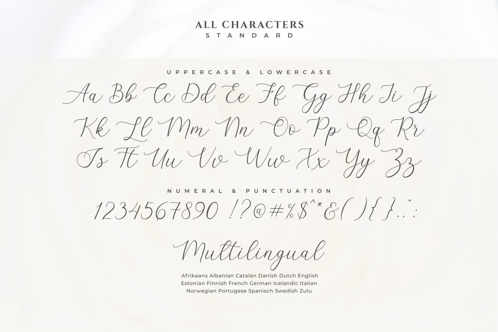 Lizelie Calligraphy font