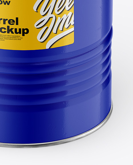 Glossy Barrel Mockup